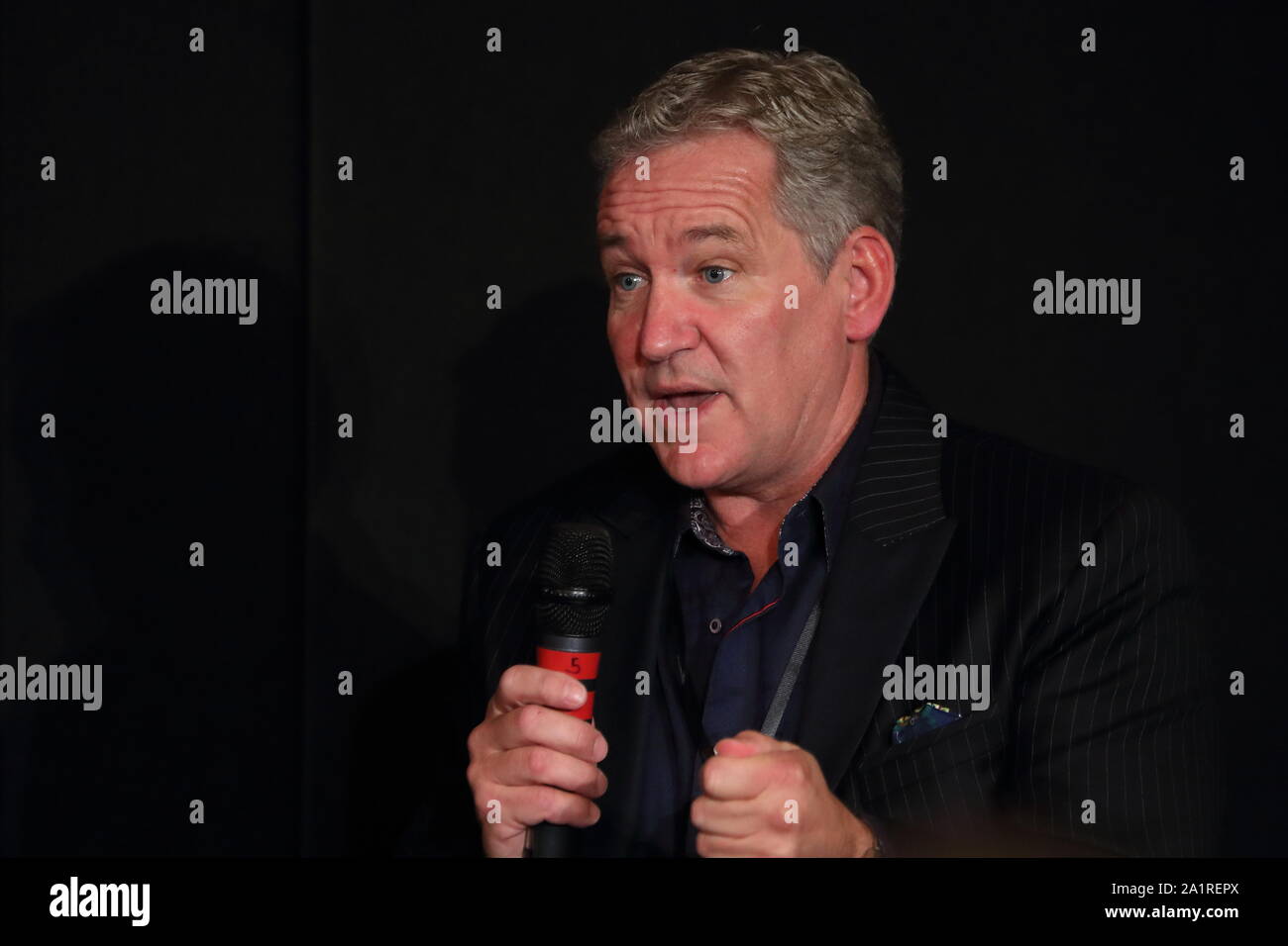 Londra, Regno Unito. 28 Sep, 2019. Gli autori di thriller raccolte in questo anno il crimine capitale Festival. Chris Ryan il crimine scrittori' dell'evento. Credito: Uwe Deffner/Alamy Live News Foto Stock