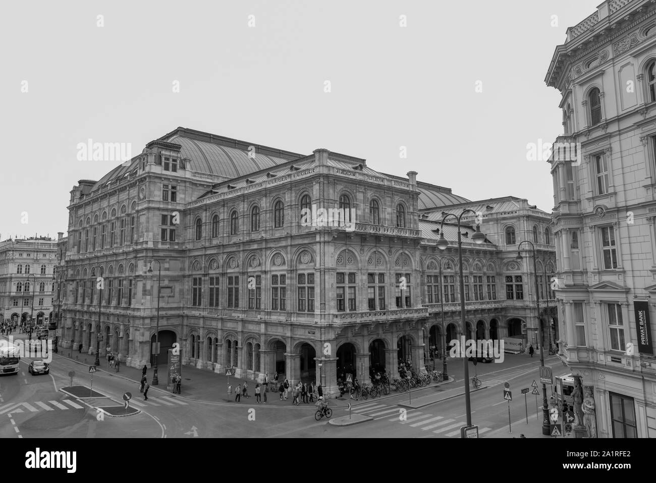 Opera House di Vienna Foto Stock