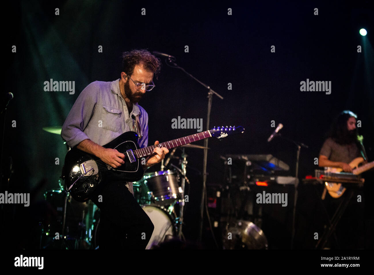 Giovani il gigante in concerto alla Santeria Toscana - Santeria Social Club, Milano. Foto di Davide Merli Foto Stock