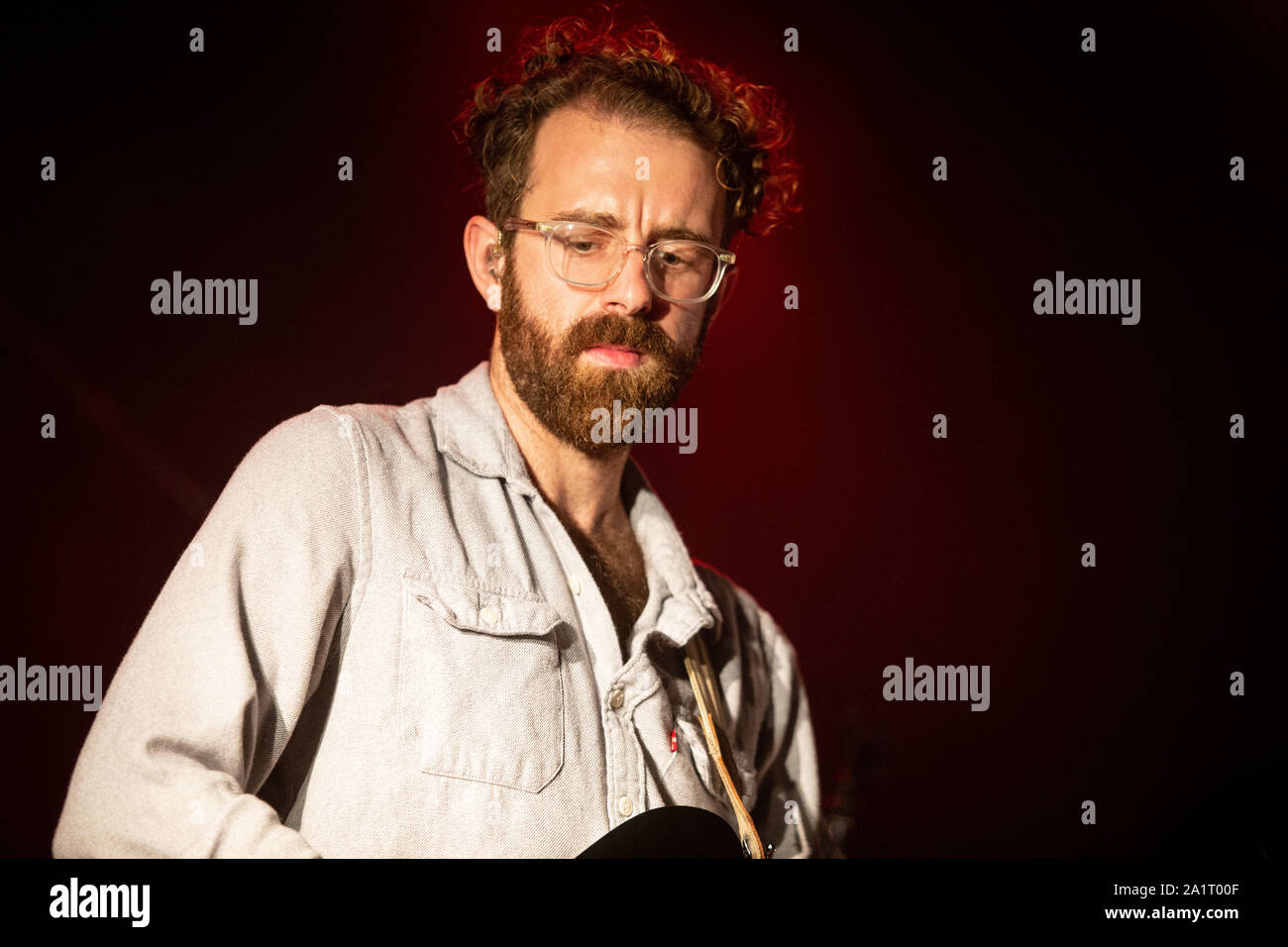 Giovani il gigante in concerto alla Santeria Toscana - Santeria Social Club, Milano. Foto di Davide Merli Foto Stock