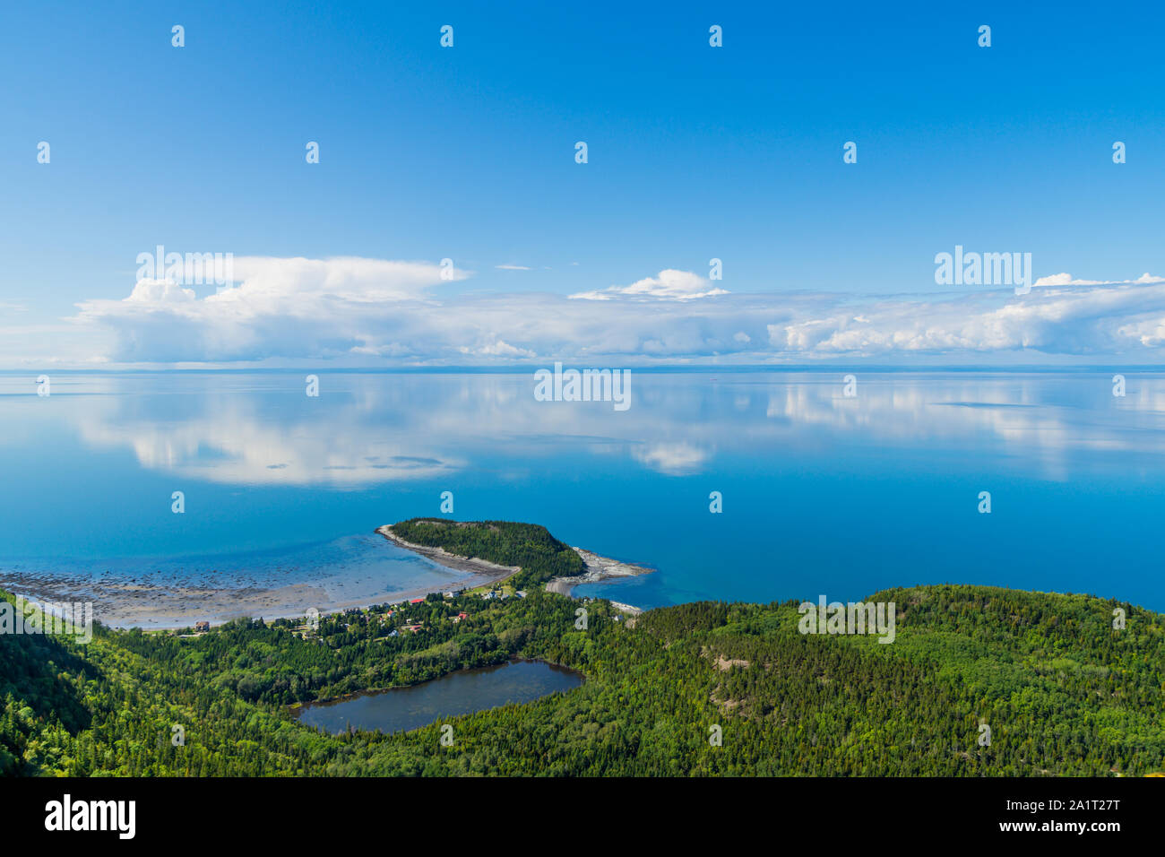 Parc National du bic da Pic-Champlain Lookout (Canada, Quebec) Foto Stock