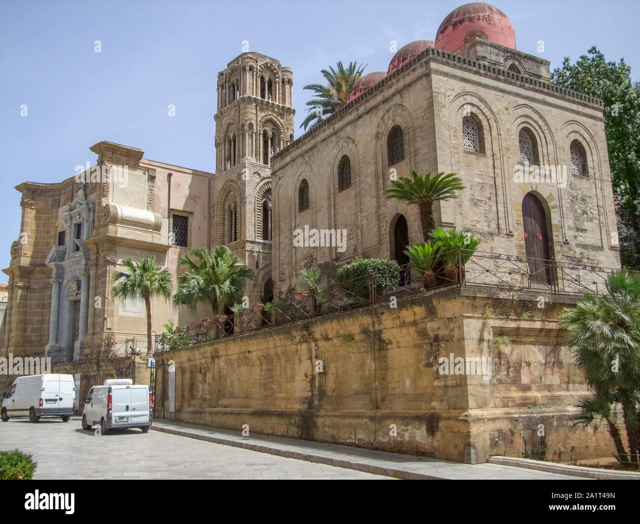 La Chiesa di San Cataldo a Palermo, Sicilia Foto Stock