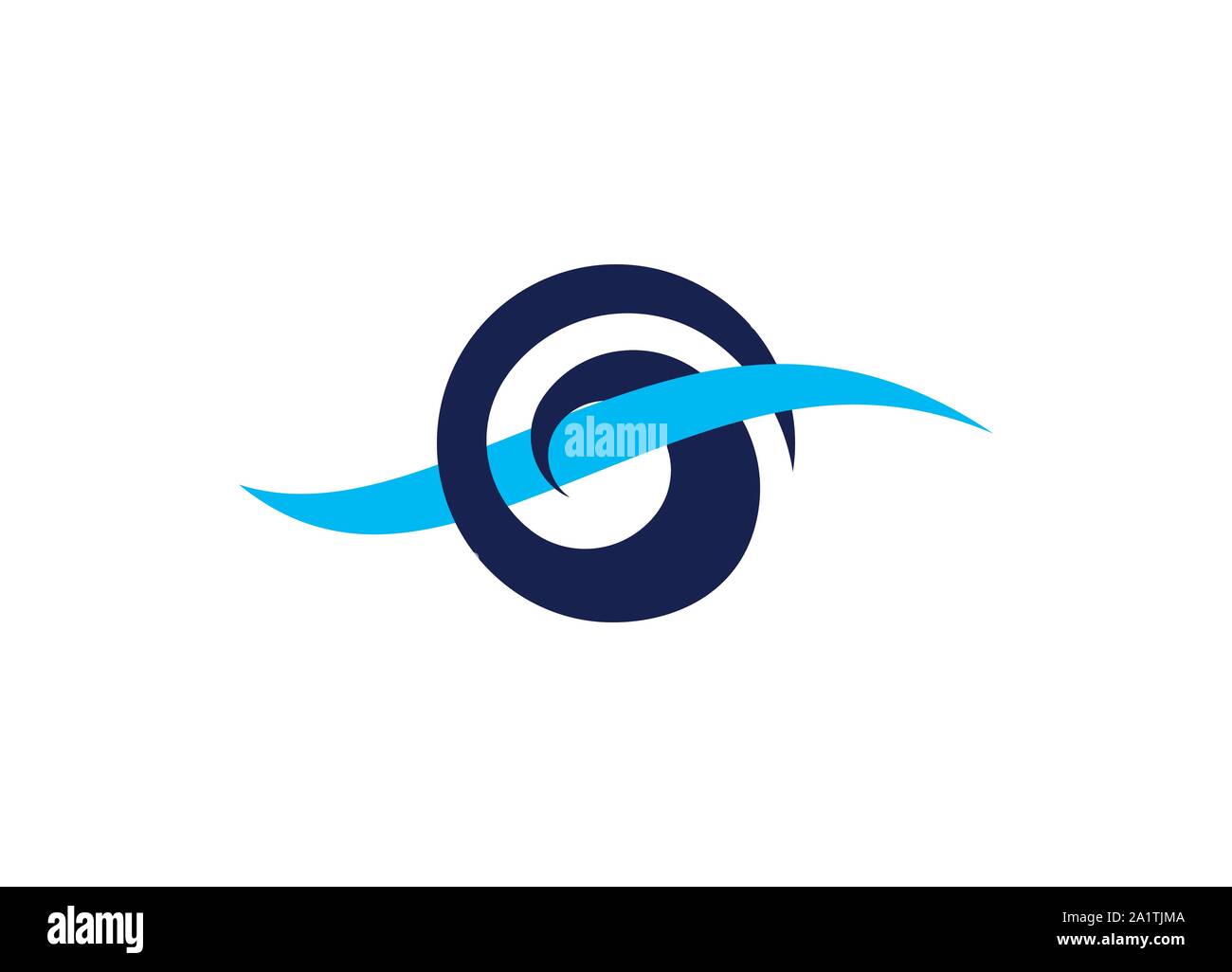 Logo a forma di onda vettore acqua mare oceano blu di flussi di download, il vettore d'onda simbolo. Icona di business. Onda di acqua logo design template, goccia d'acqua, acqua wave Illustrazione Vettoriale