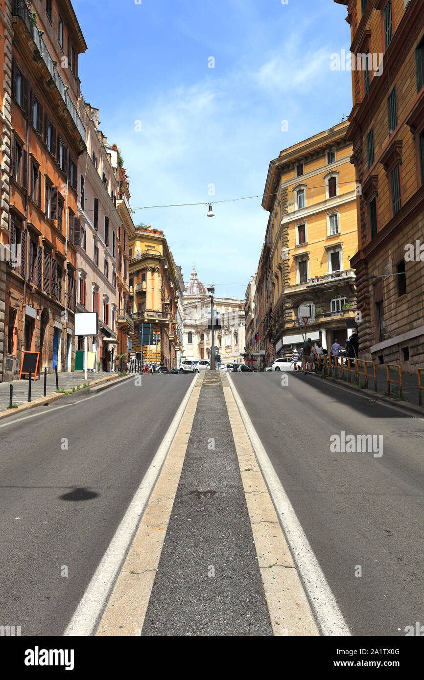 Roma Street, la vita quotidiana della città Foto Stock