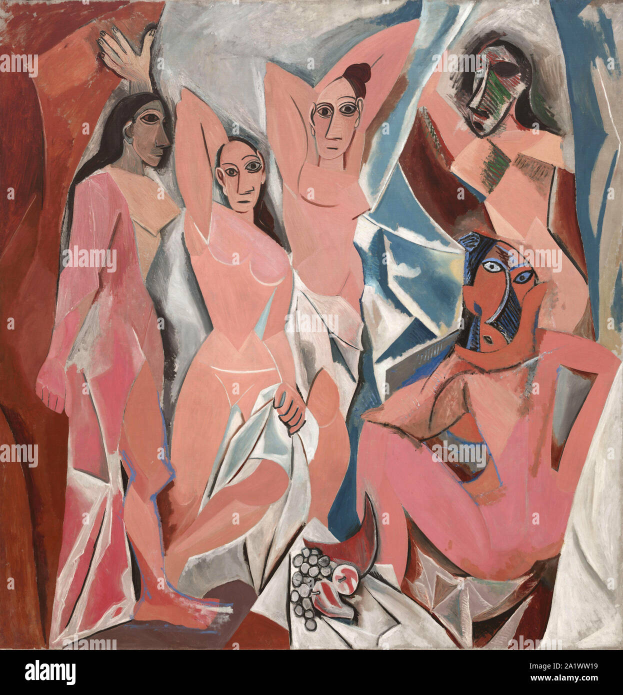 Les Demoiselles d'Avignon, 1907, i signori di Avignon di Pablo Picasso, Foto Stock