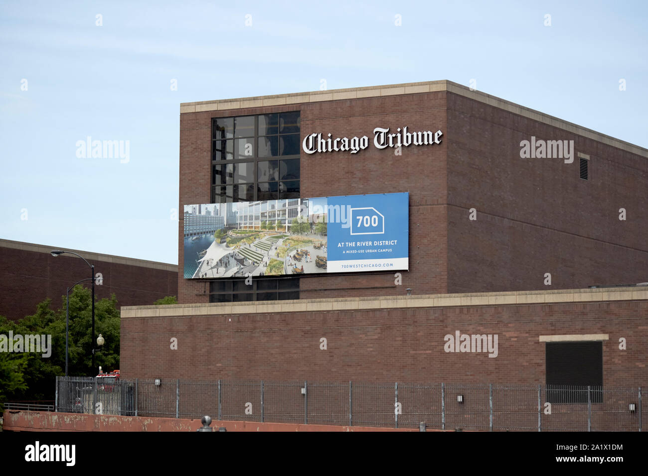 Chicago Tribune freedom center stampa costruzione impianto di chicago, illinois, Stati Uniti d'America Foto Stock