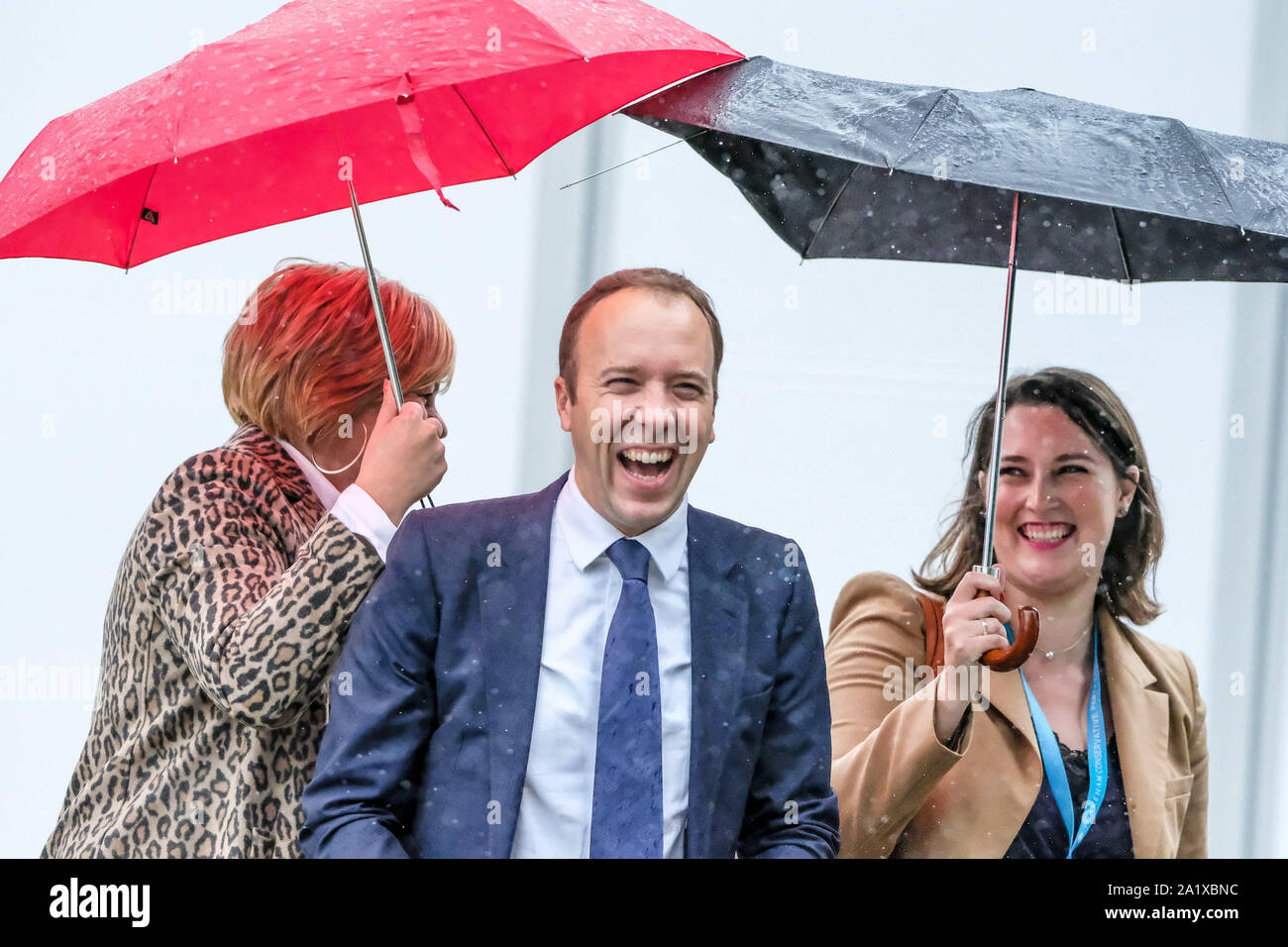 Manchester, Regno Unito. 29 settembre 2019. Matthew Hancock, Segretario di Stato per la salute, al Partito Conservatore Conferenza d'autunno. . Foto di Julie Edwards./Alamy Live News Foto Stock