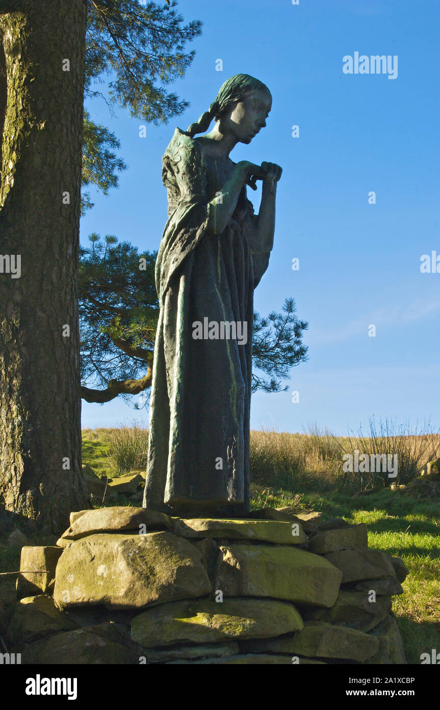 La Visitazione, la Madonna, Glenkiln statue, Glenkiln, Dumfries and Galloway Foto Stock