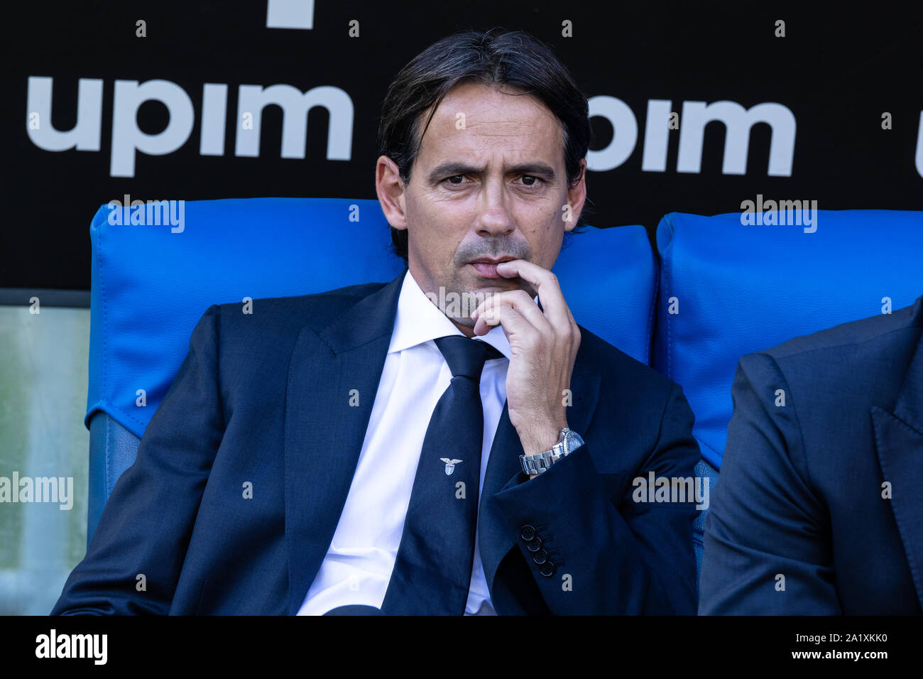 Simone INZAGHI del Lazio durante la Serie A match tra Lazio e Genova presso lo Stadio Olimpico.(punteggio finale: Lazio 4:0 Genova) Foto Stock