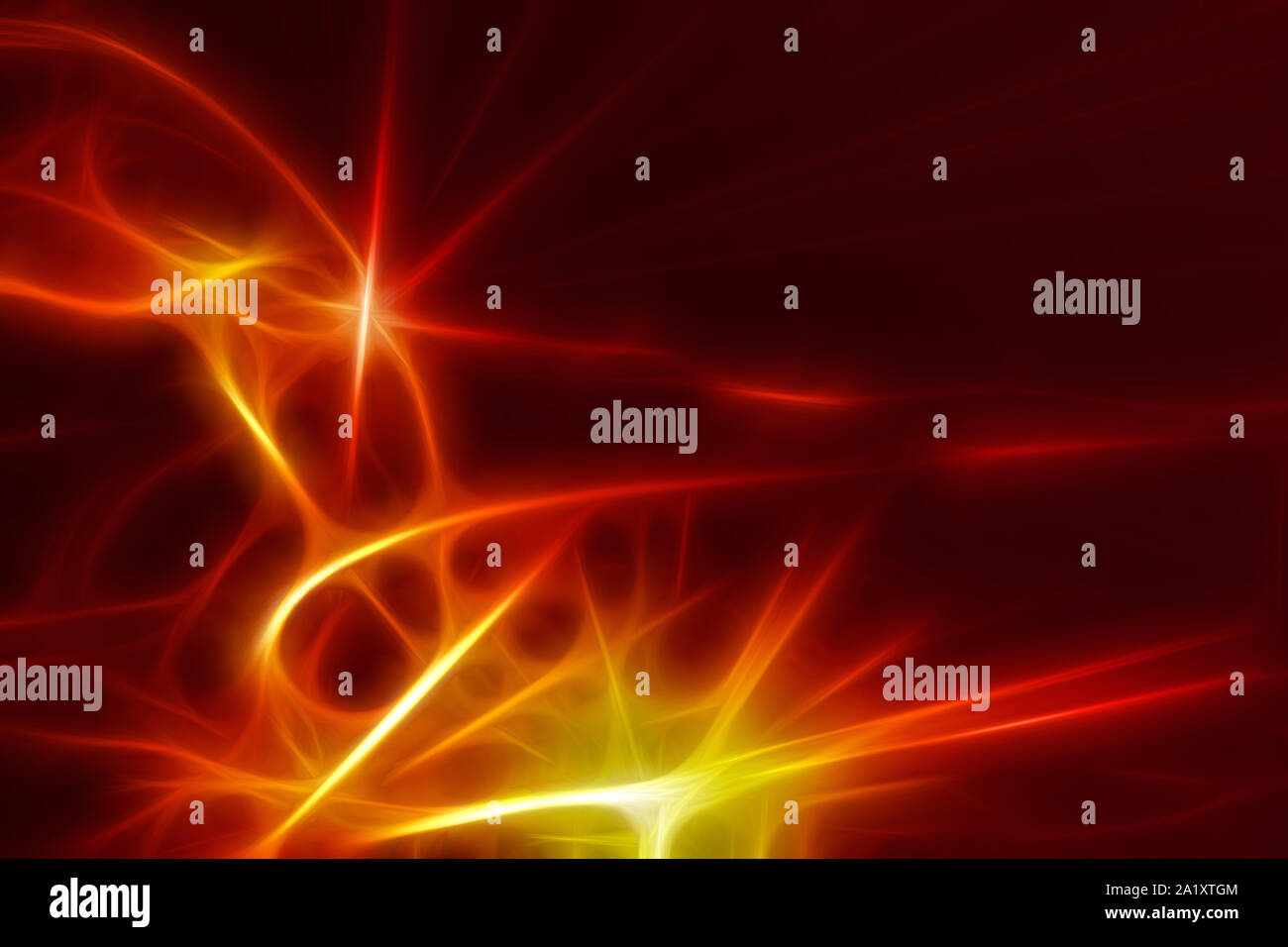 Rosso plasma astratta blast curva di movimento morbido sfondo del fascio Foto Stock