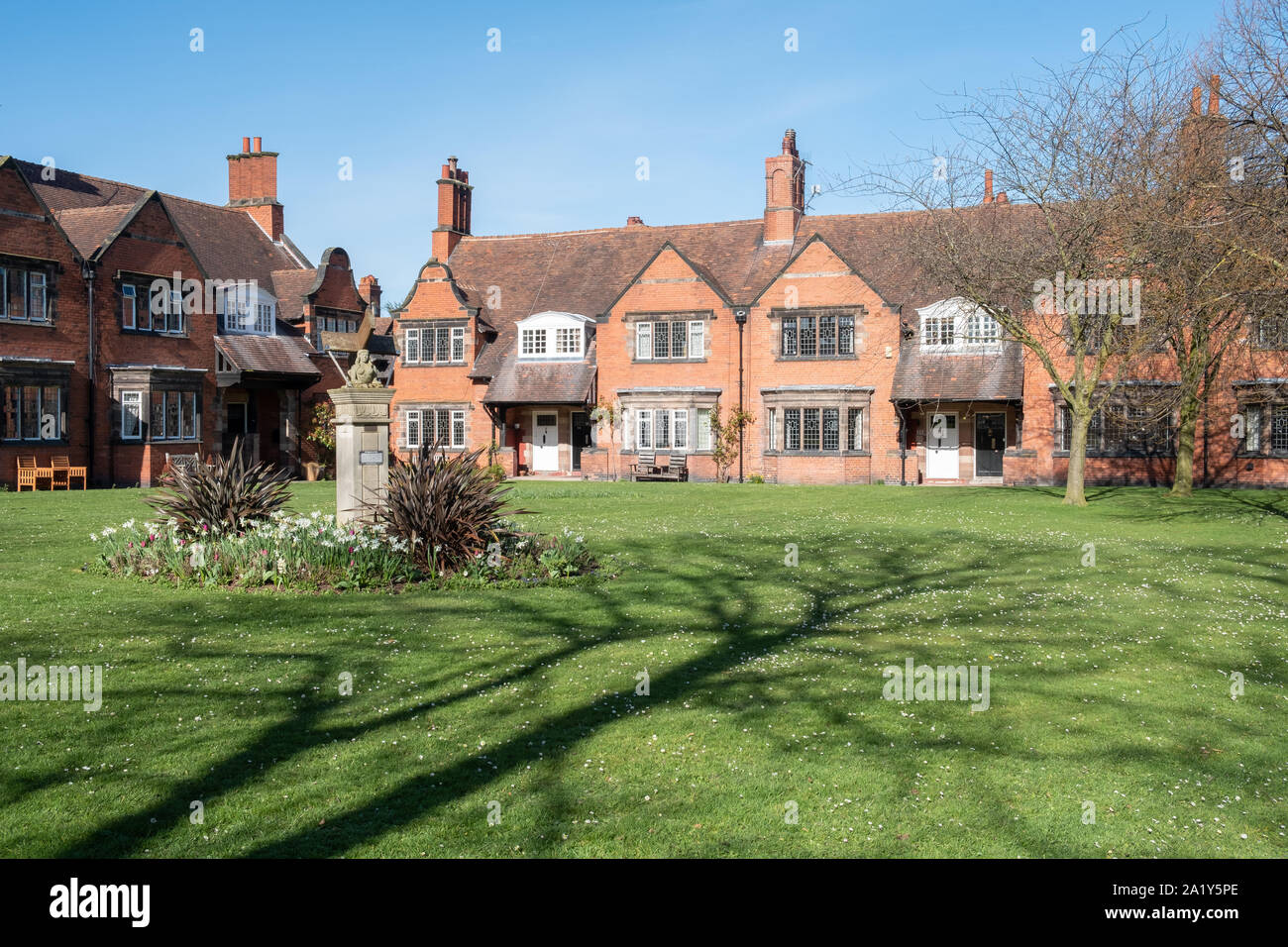 Case in Port Sunlight Village Wirral, Merseyside, Regno Unito Foto Stock