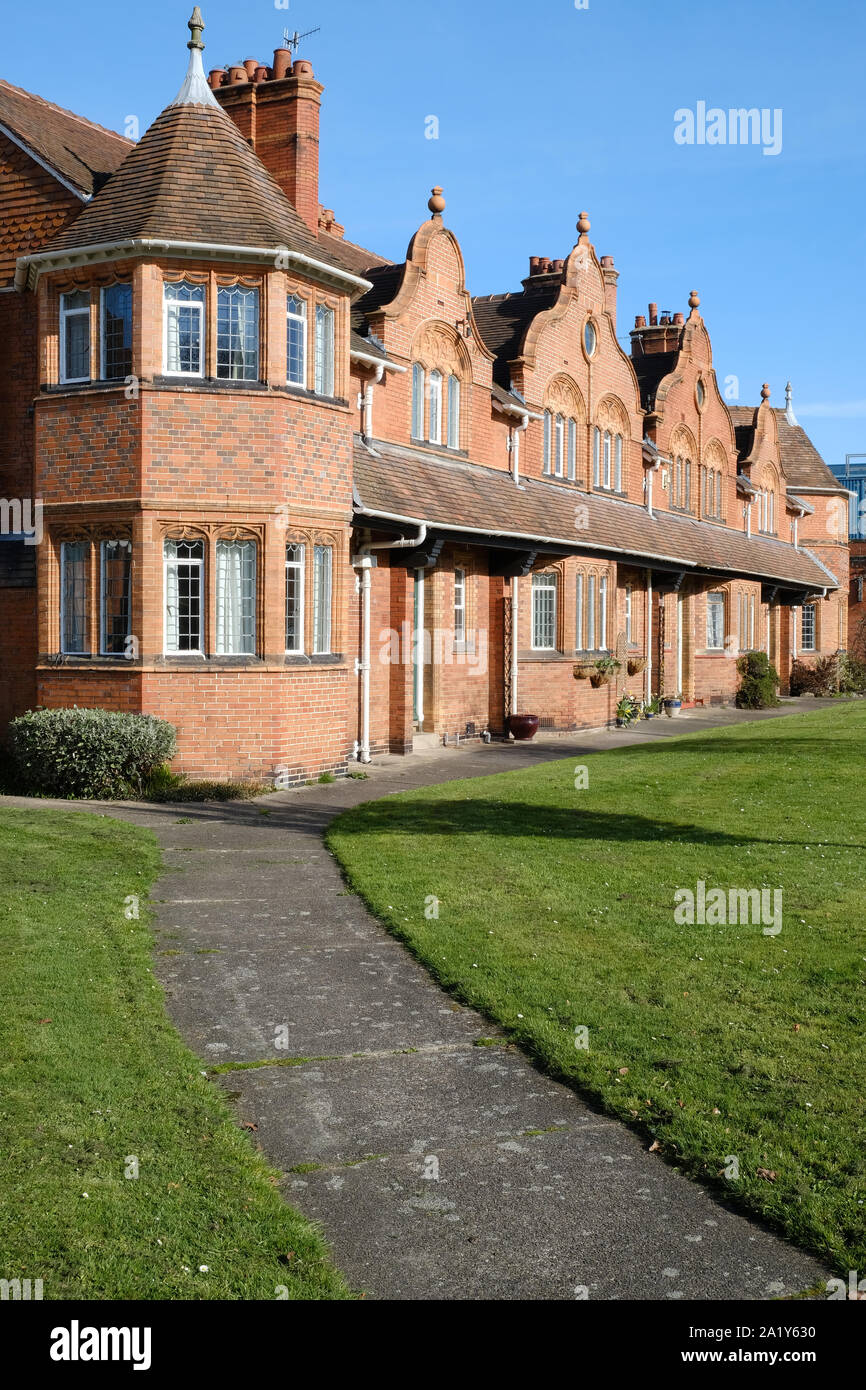 Case in Port Sunlight Village Wirral, Merseyside, Regno Unito Foto Stock