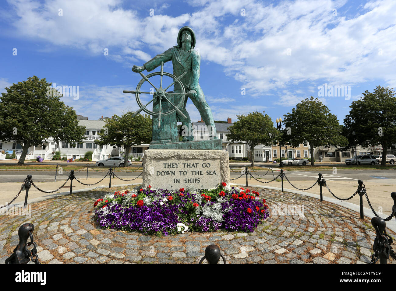 Fisherman's Memorial Gloucester Massachussets Foto Stock