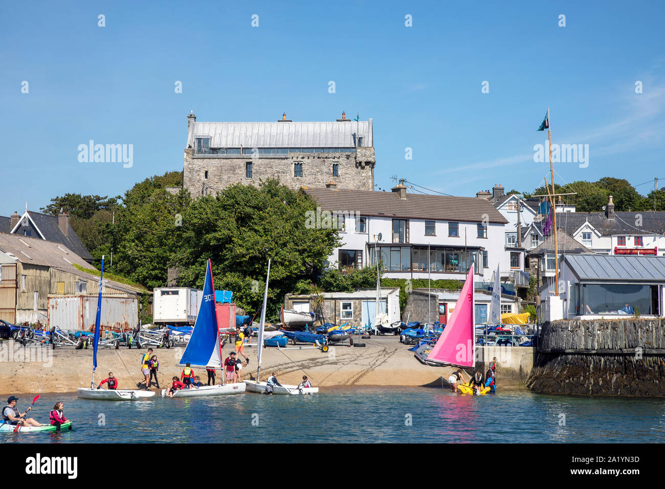 Il porto di Baltimora e Village Foto Stock
