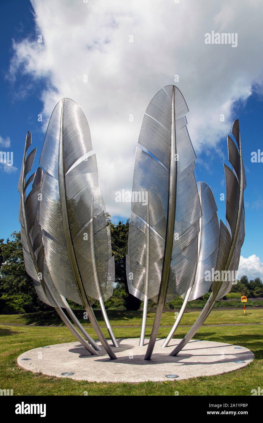 Choctaw Monumento dei nativi americani Midleton Cork Irlanda, Kindred Spirits Foto Stock