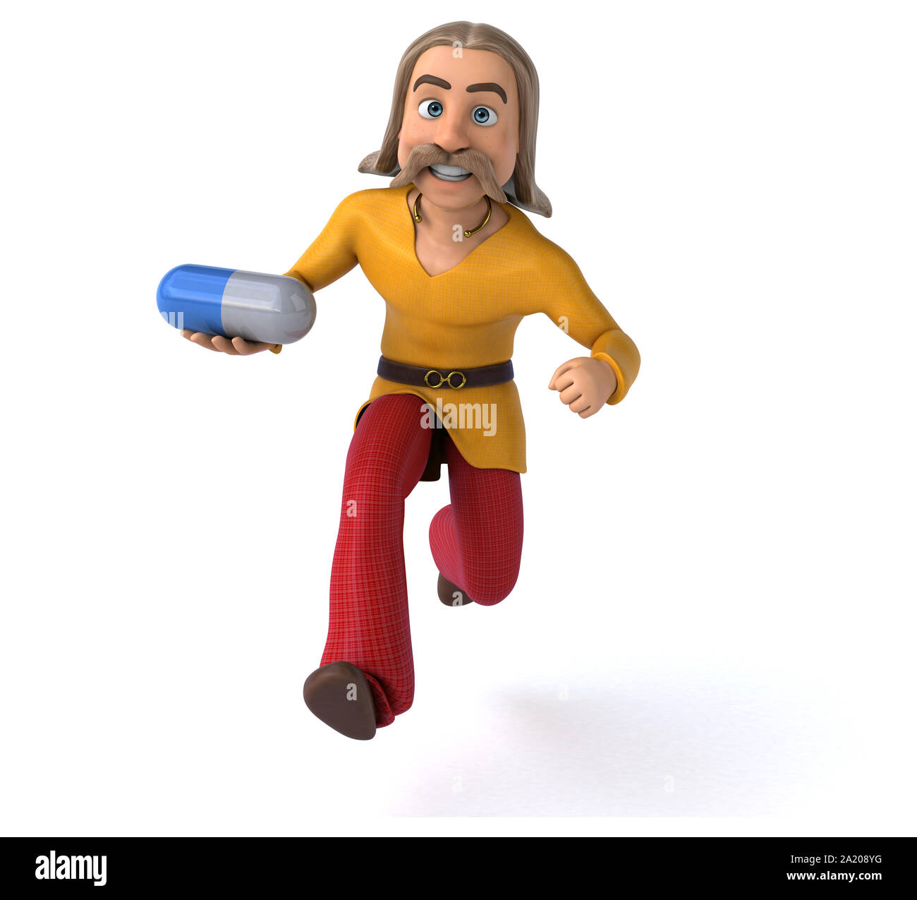 Divertimento gaulois - 3D illustrazione Foto Stock