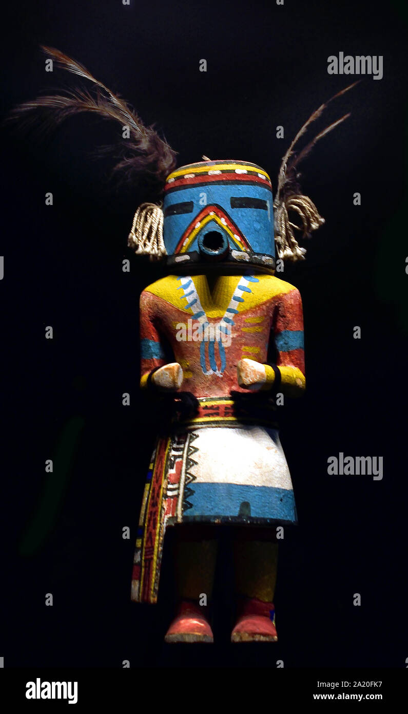 Kachina doll 19th-20secolo Hopi indiani America - Nord America - Stati Uniti - Arizona Foto Stock