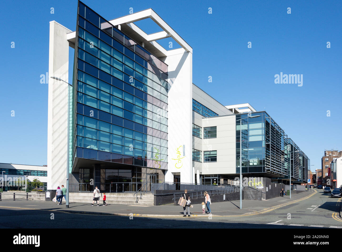 St Helens College, Water Street, St Helens, Merseyside England, Regno Unito Foto Stock