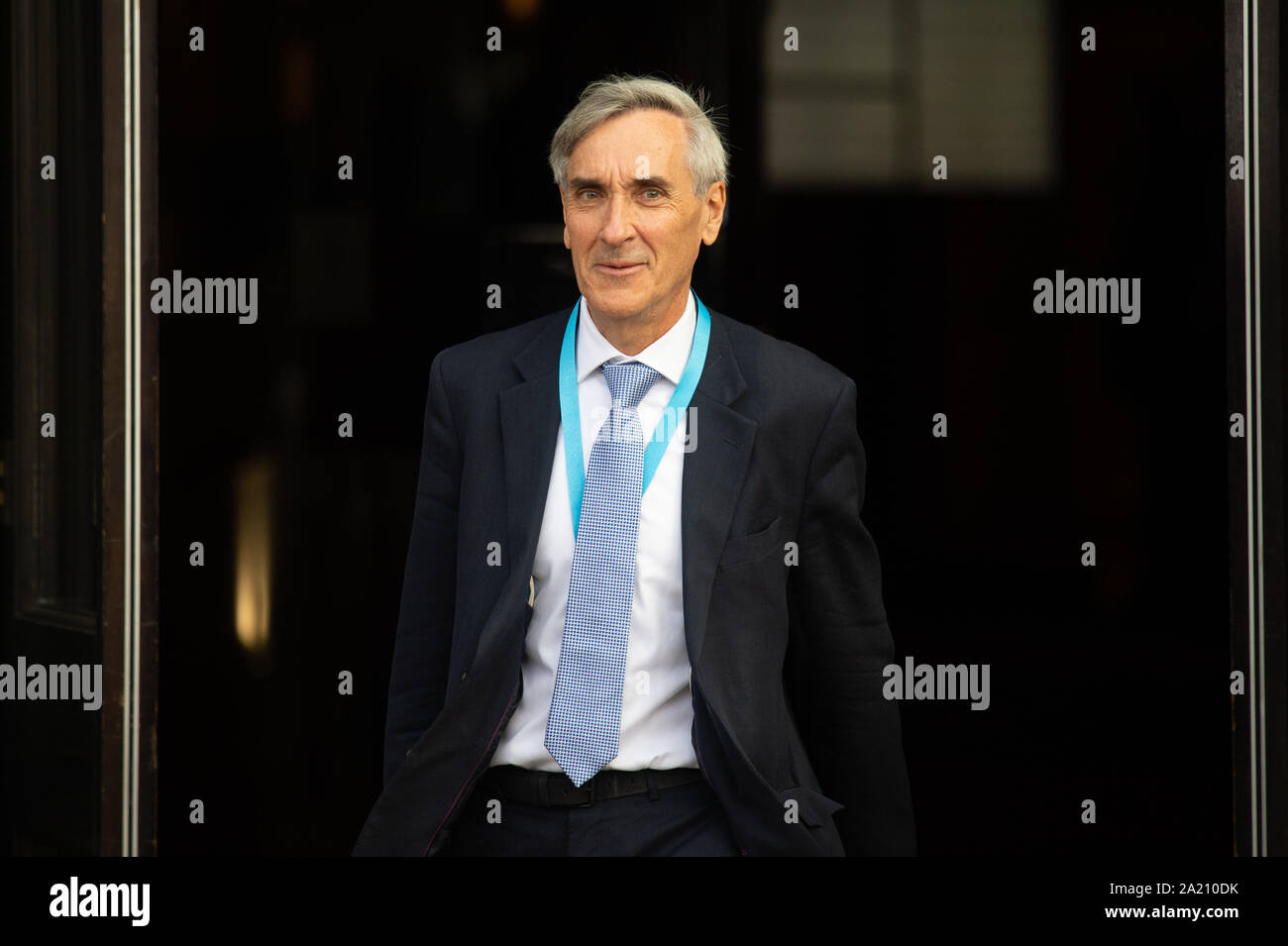 Manchester, Regno Unito. Il 30 settembre, 2019. John Redwood, MP per Wokingham, presso il congresso del partito conservatore al Manchester Central Convention Complex, Manchester il lunedì 30 settembre 2019 (di credito: P Scaasi | MI News) Credito: MI News & Sport /Alamy Live News Foto Stock
