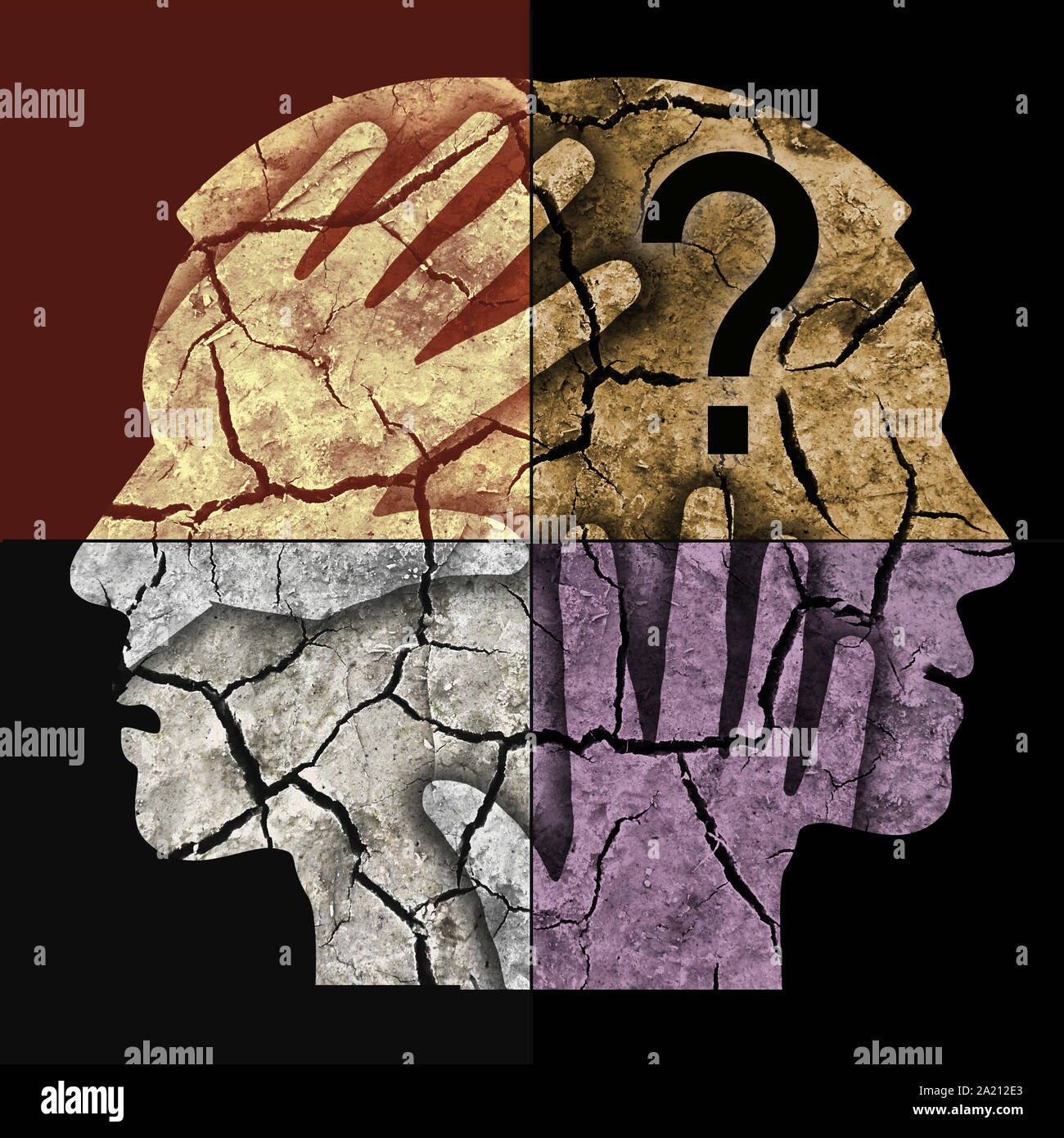cervello-schizofrenico-immagini-e-fotografie-stock-ad-alta-risoluzione