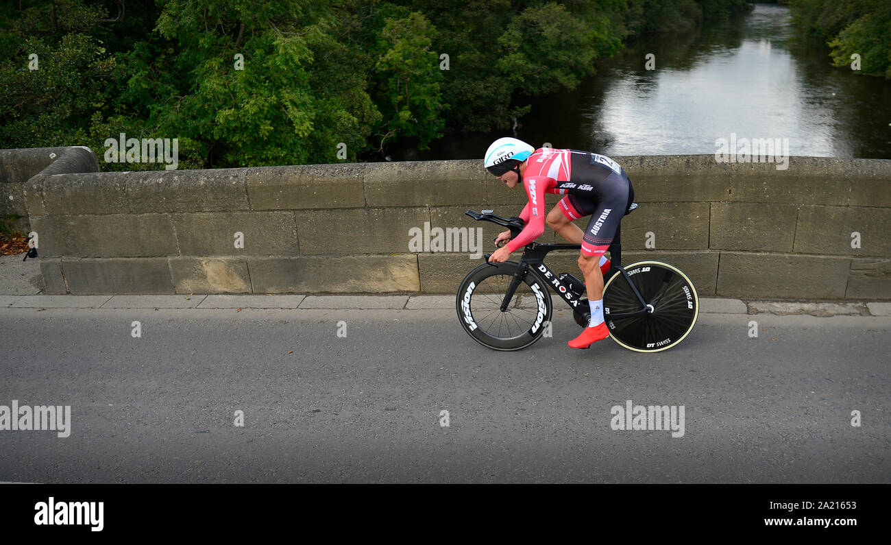 UCI Yorkshire Gran Bretagna di ciclismo prova a tempo Foto Stock