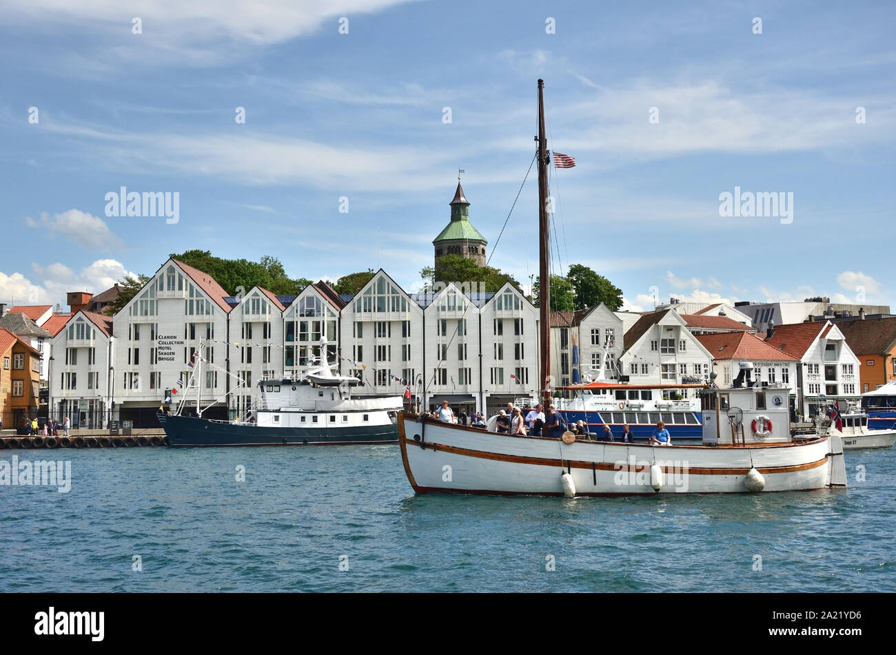 Stavanger Waterfront Foto Stock