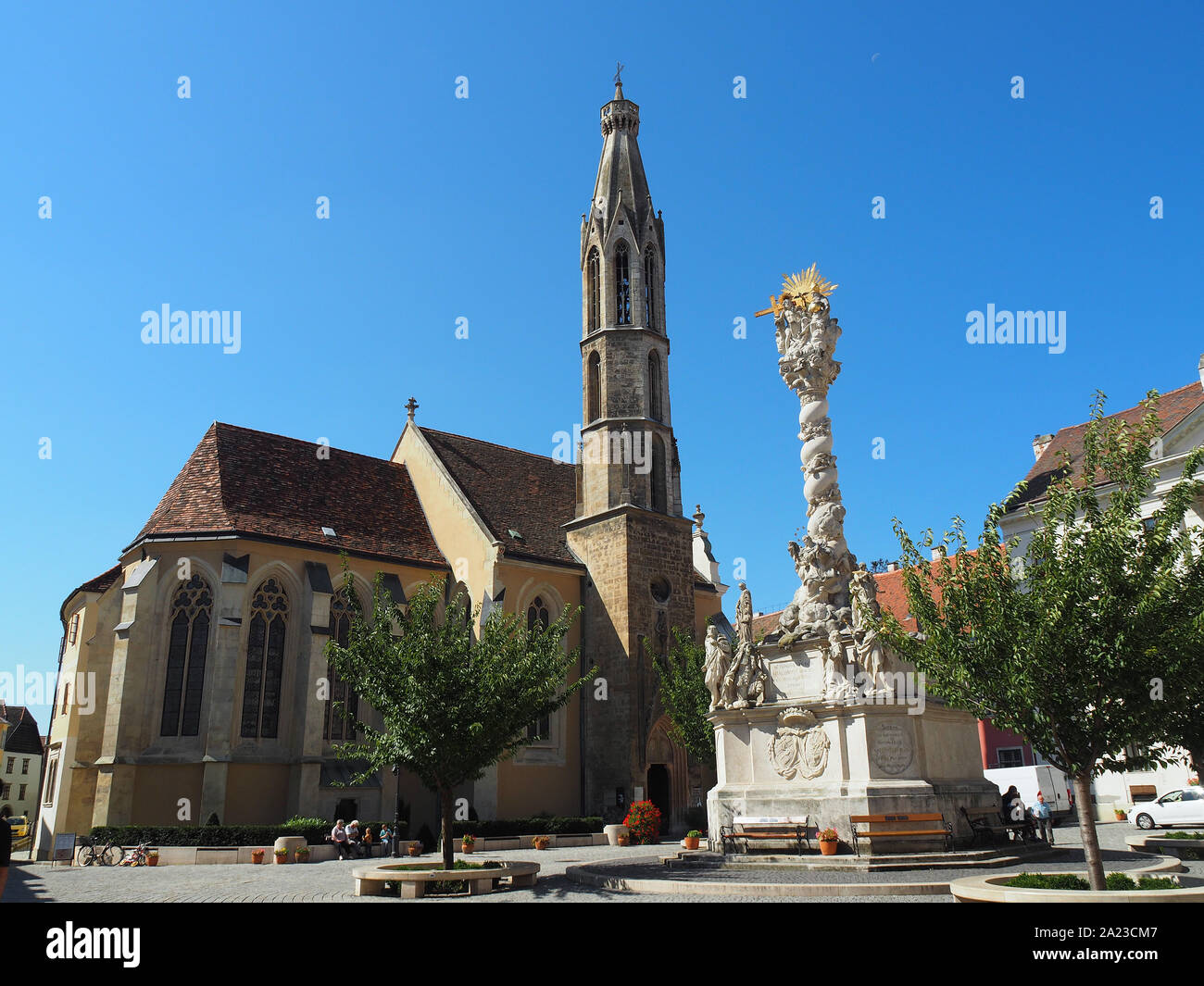 Chiesa Di Capra, Sopron, Ungheria, Magyarország, Europa Foto Stock