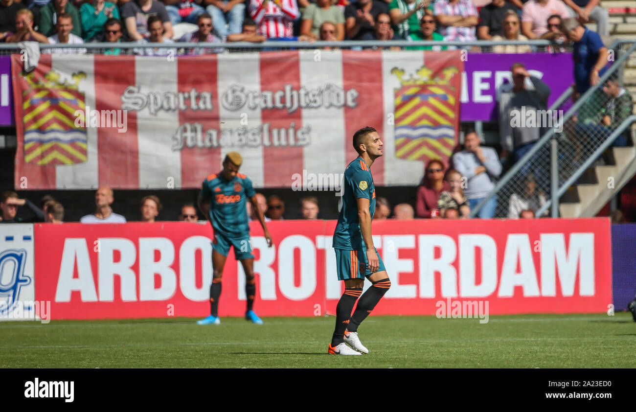 01-09-2019: Voetbal: Sparta Rotterdam v Ajax: Rotterdam Eredivisie seizoen 2019/2020, Arbo Rotterdam, Dusan Tadic Credito: Pro scatti/Alamy Live News Foto Stock