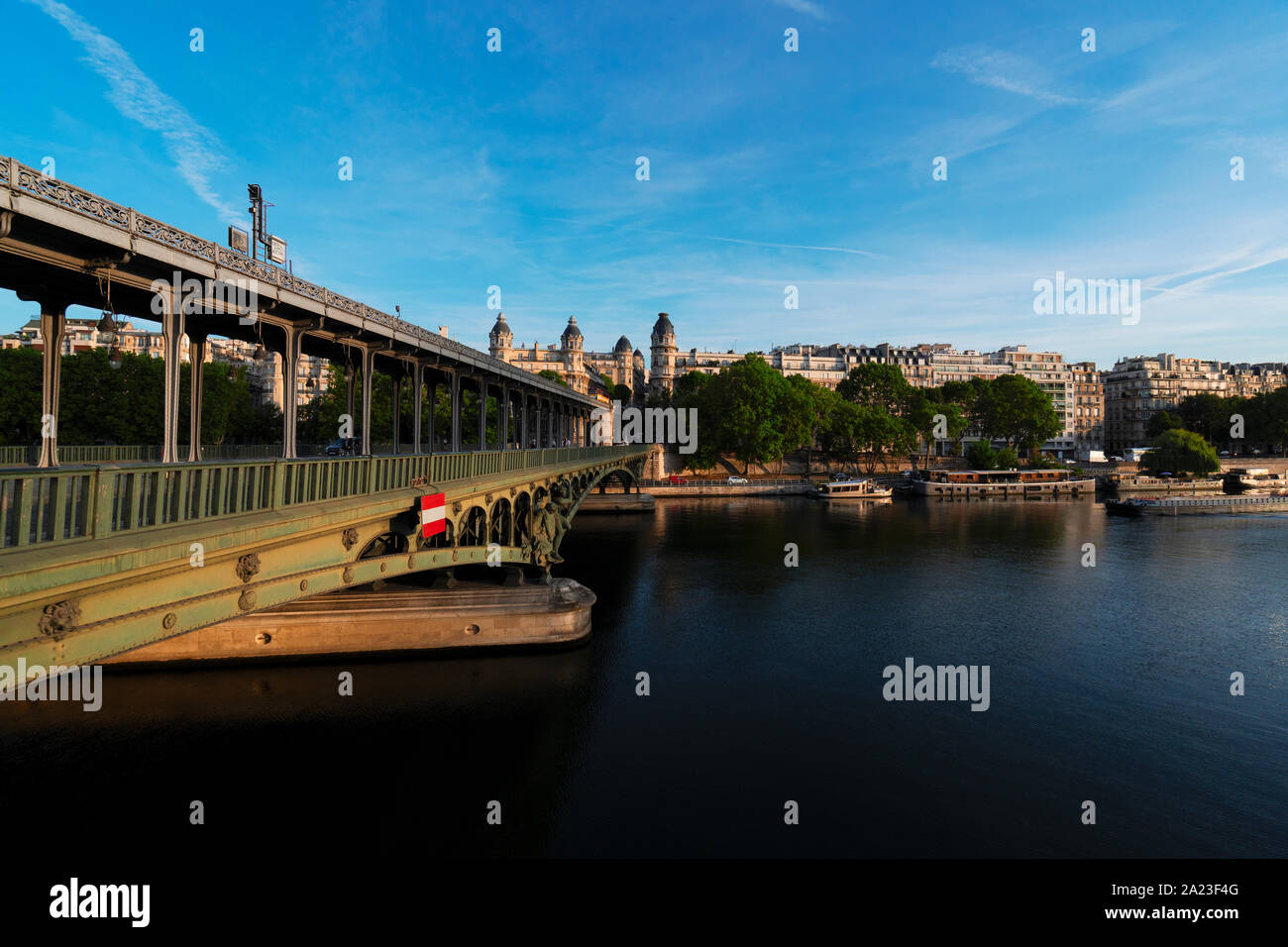 Ponte di Alexandre III, Parigi, Francia Foto Stock