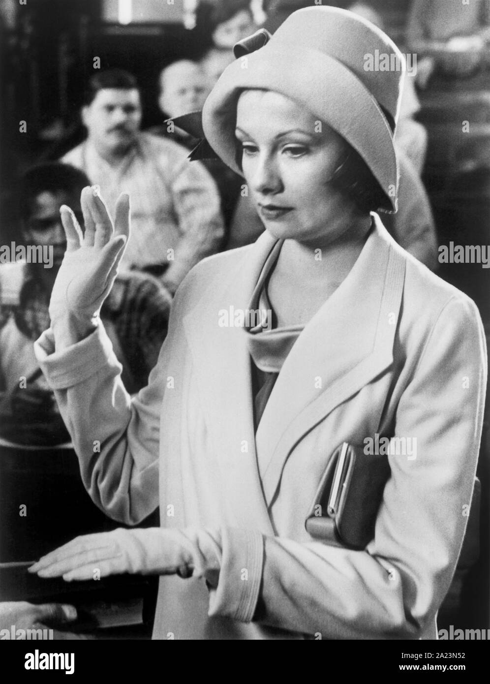 Susan Lederer, sul set del film TV, "Giudice Horton e il Scottsboro Boys', NBC-TV, 1976 Foto Stock