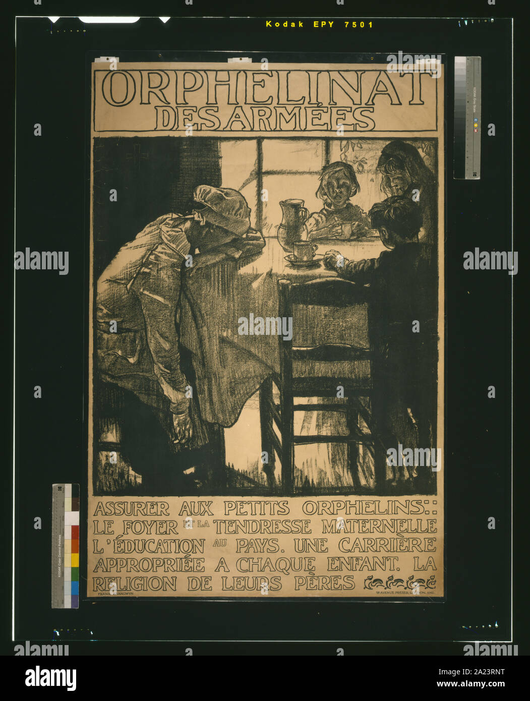 Orphelinat des armée / Frank Brangwyn. Foto Stock