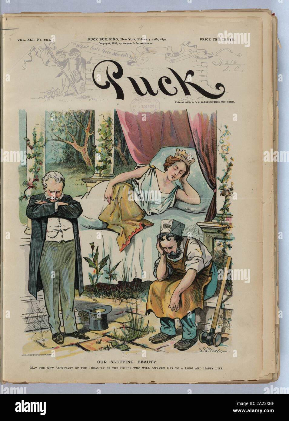 Il nostro sleeping beauty / J.S. Pughe. Foto Stock