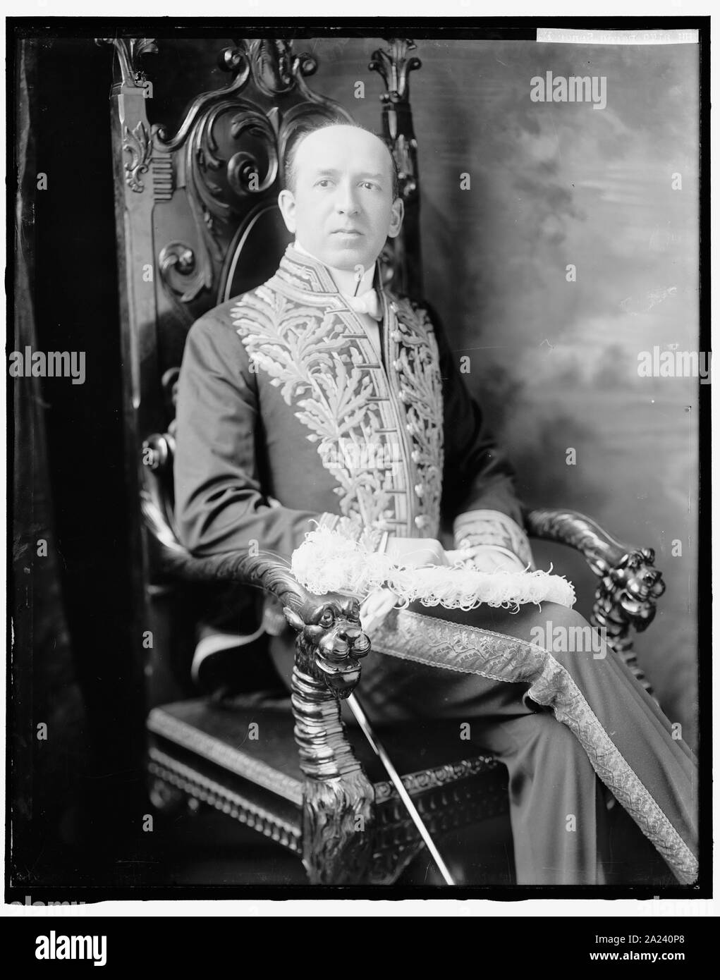 PARDO, F., SENOR Foto Stock