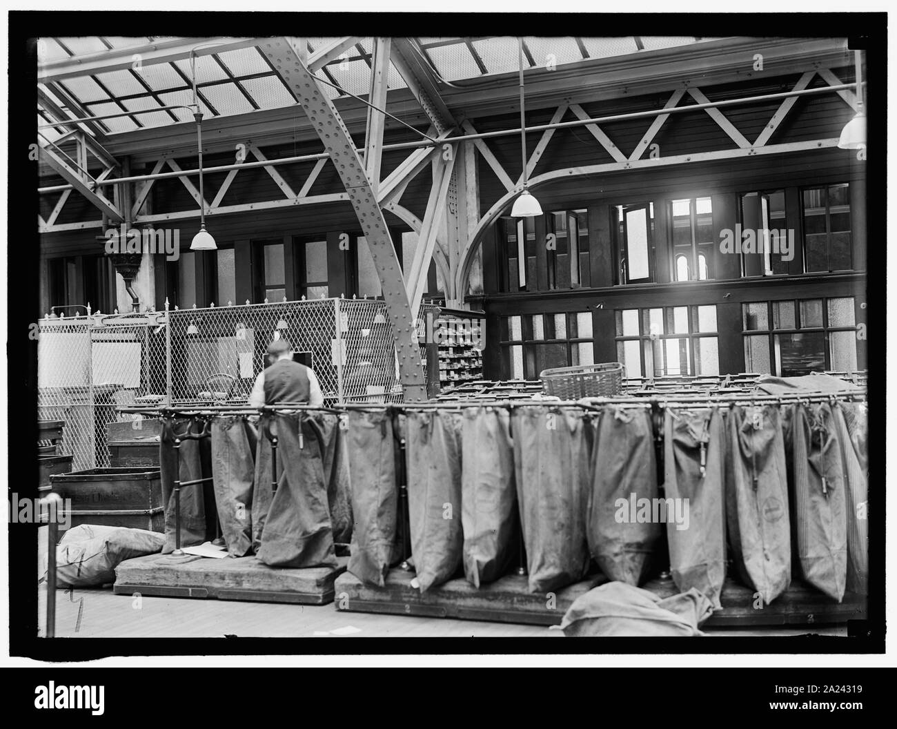 Il Post Office Department. Sacchi POSTALI Foto Stock