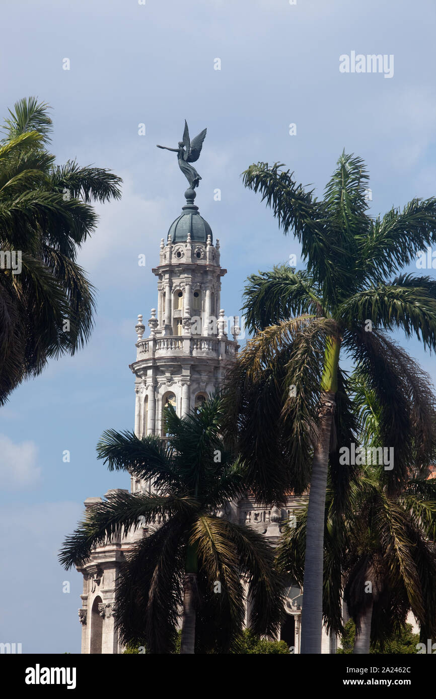 Palacio del Centro Gallego, Havana, Cuba Foto Stock