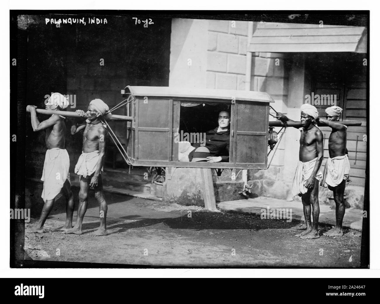 Palanquin, India Foto Stock