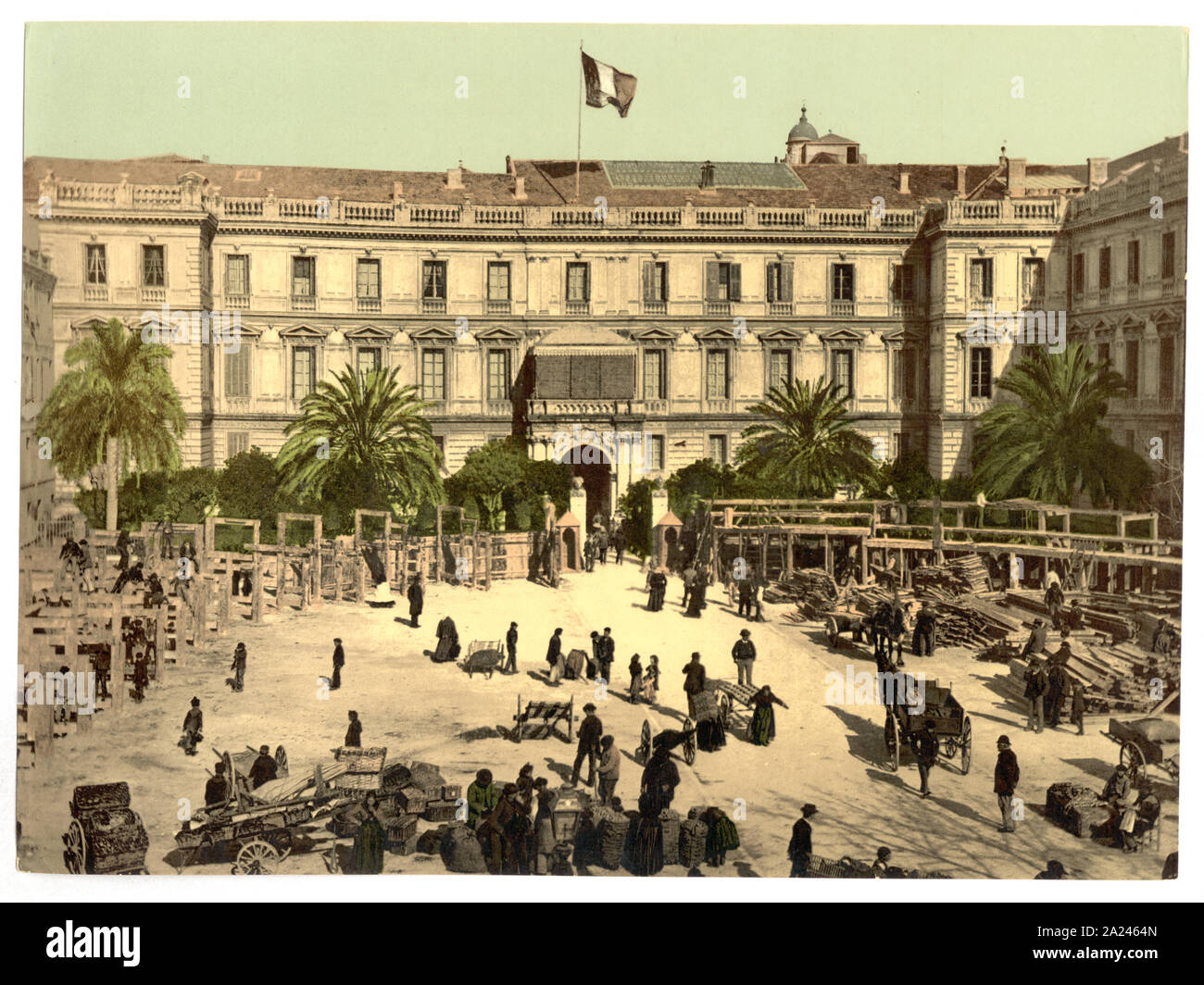 Palais de la Préfecture, Nice, Francia (Riviera); Foto Stock