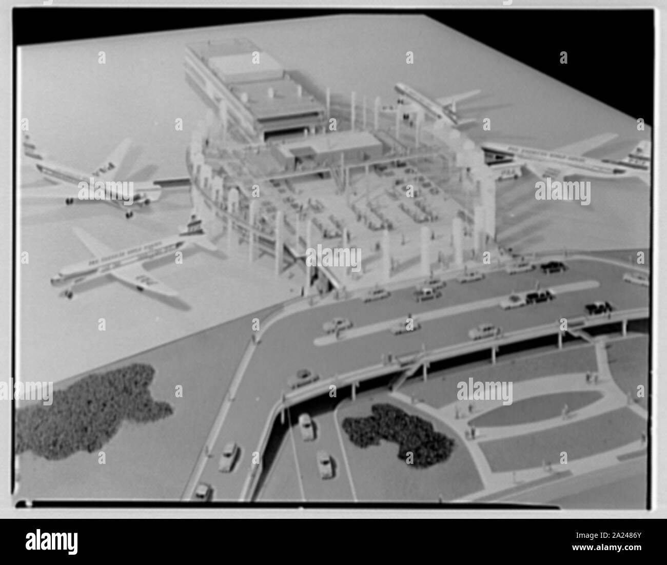 Pan American Airlines, Long Island City. Foto Stock