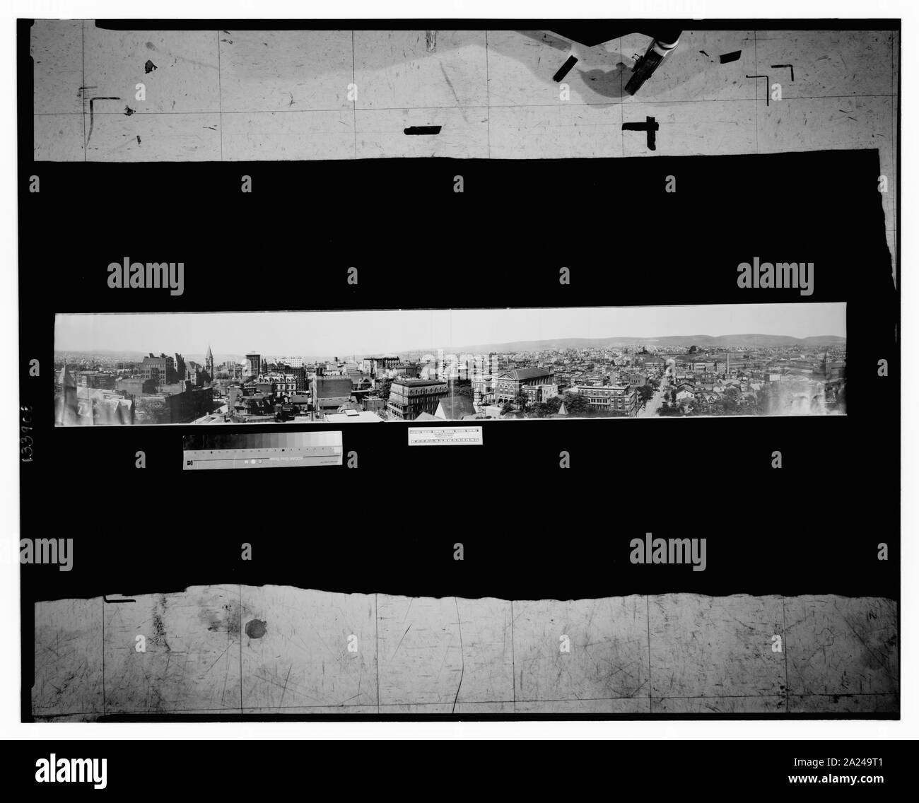 Panorama di Scranton, Pa; Foto Stock