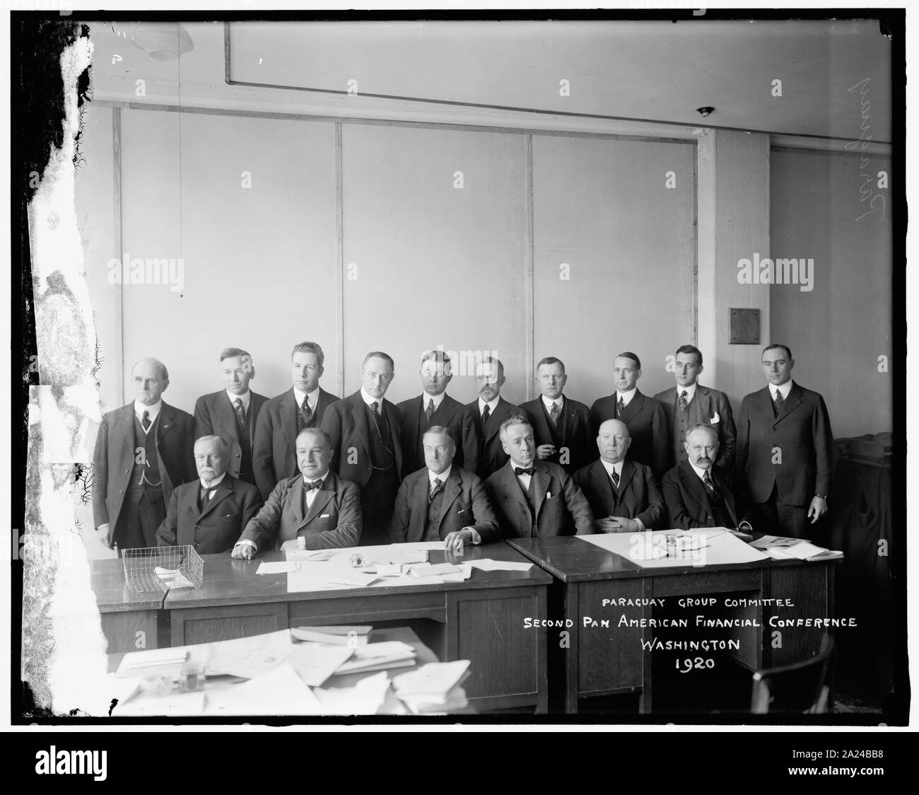 Conferenza Paraguay Comitato: il secondo Pan American finanziario Conferenza. Washington, 1920 Foto Stock