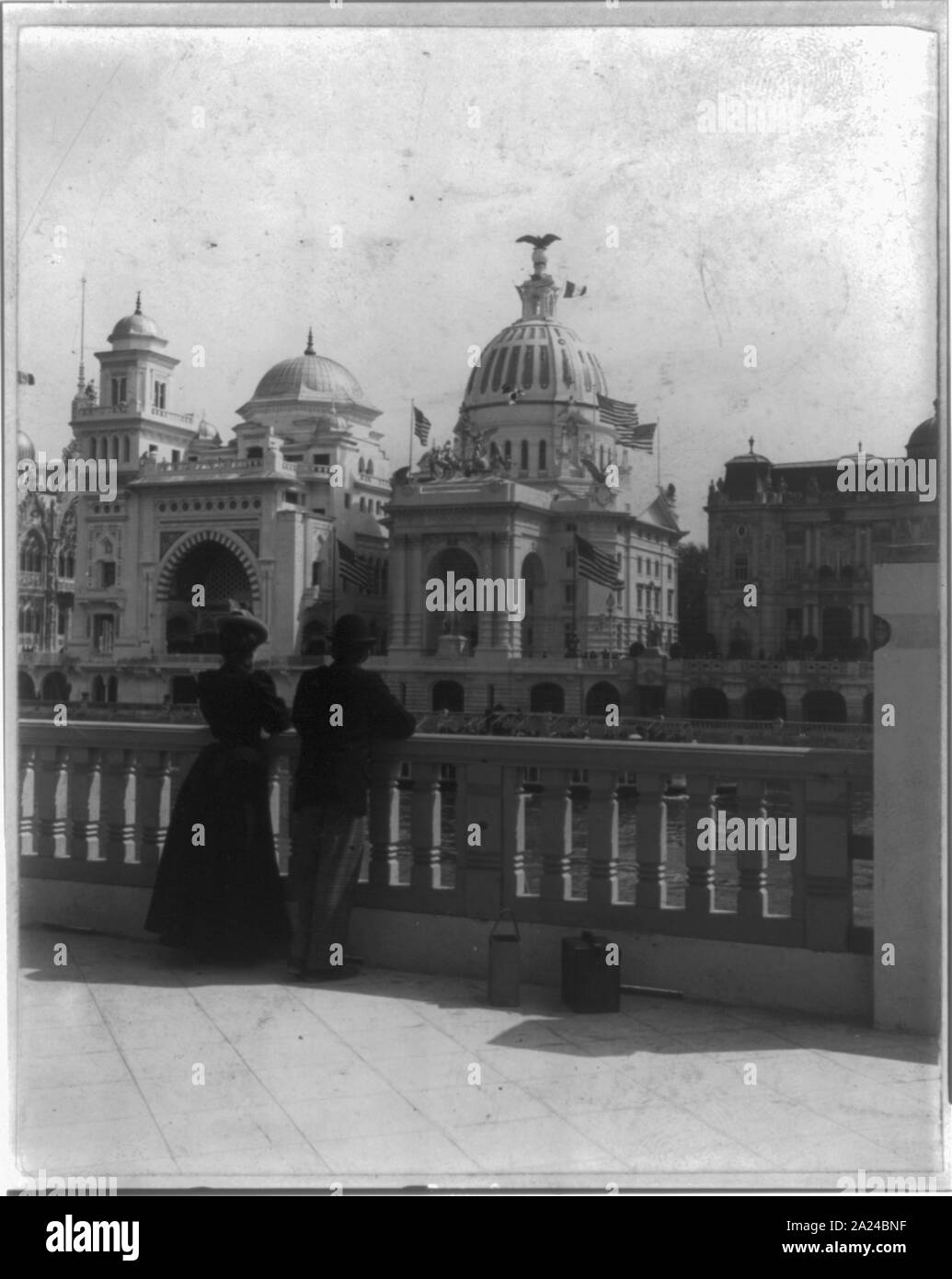 Esposizione di Parigi, 1900. Stati Uniti Palazzo del Governo Foto Stock