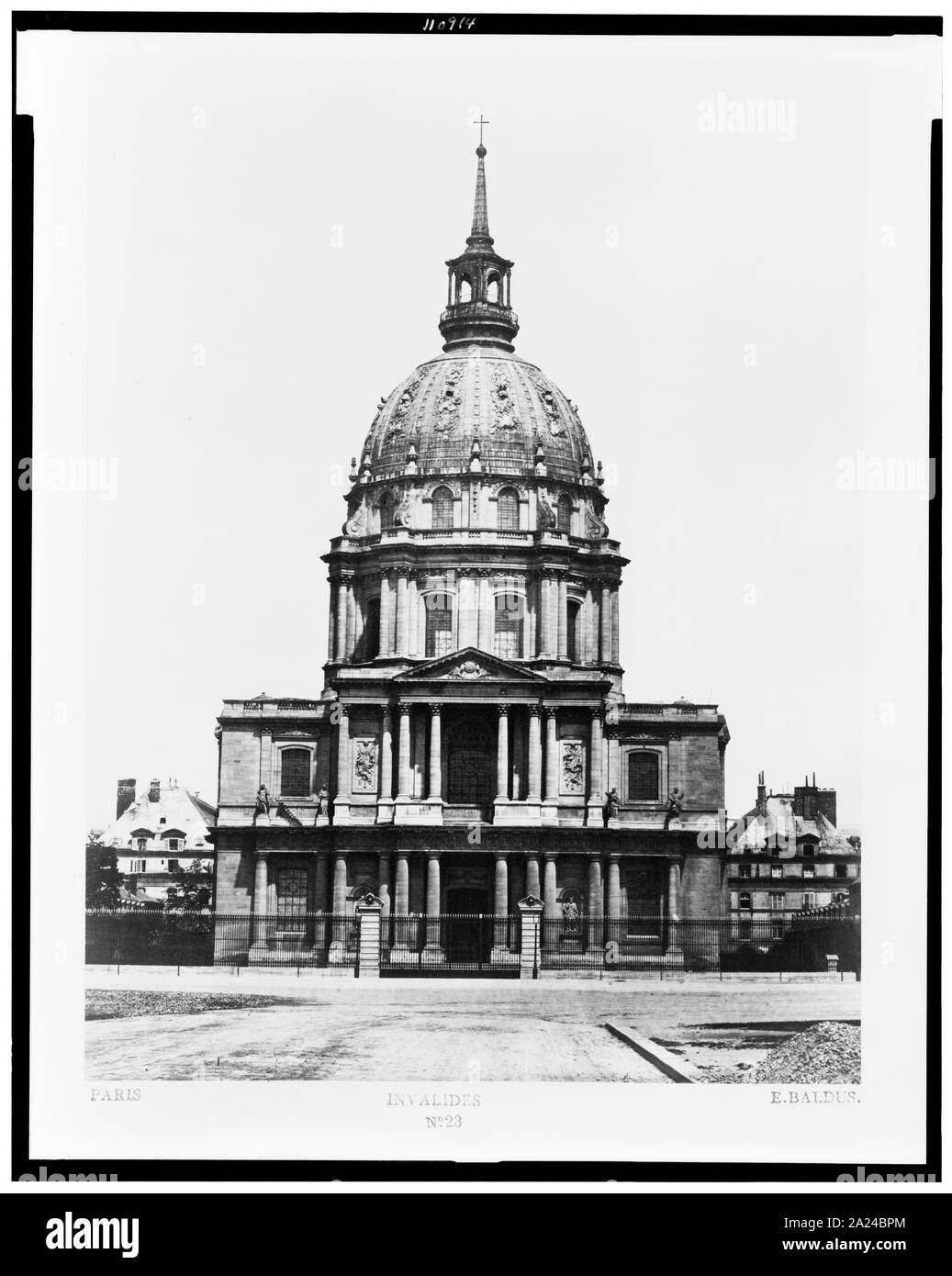 Parigi. Les Invalides / E. Baldus. Foto Stock