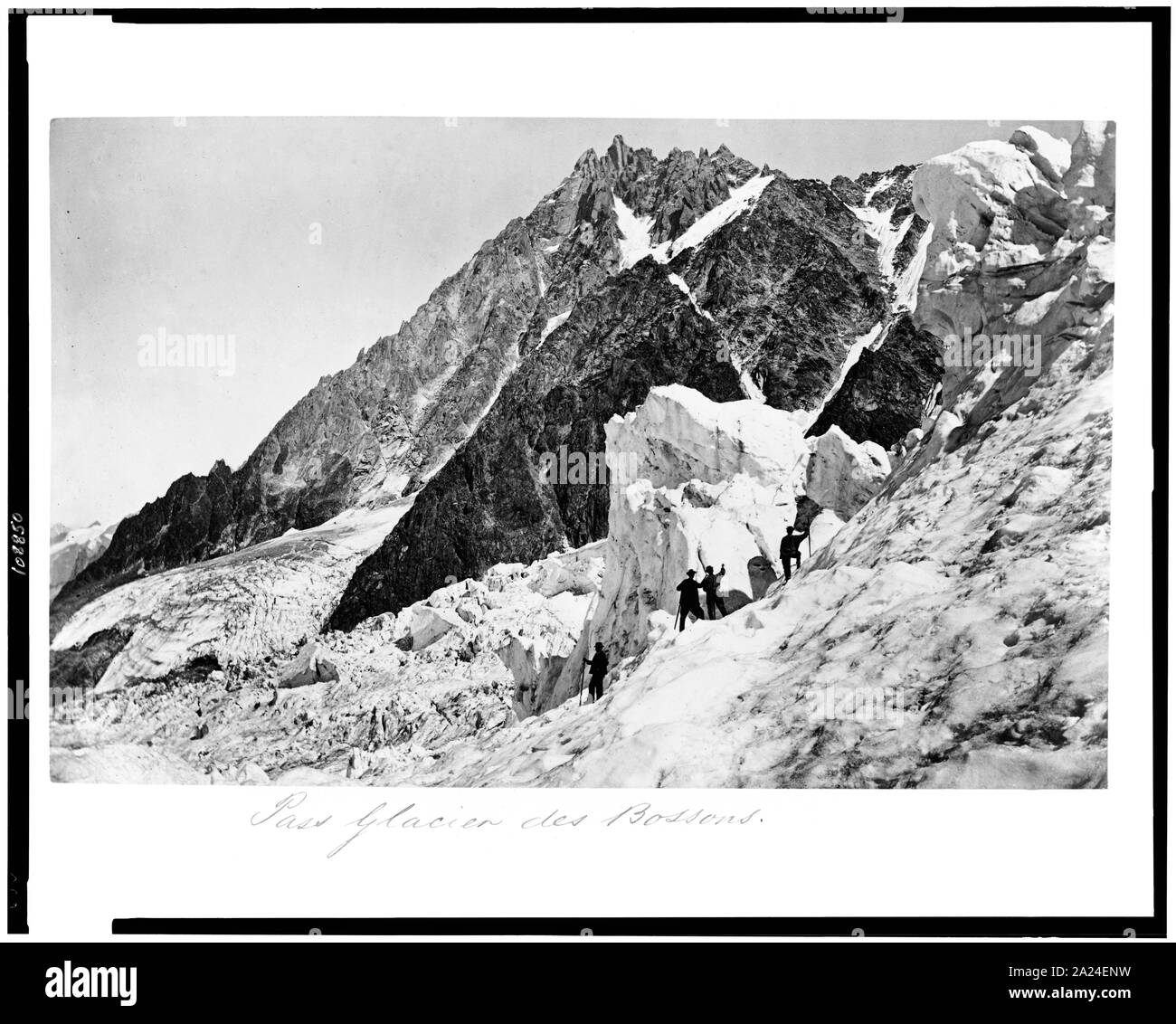 Pass Glacier des Bossons Foto Stock