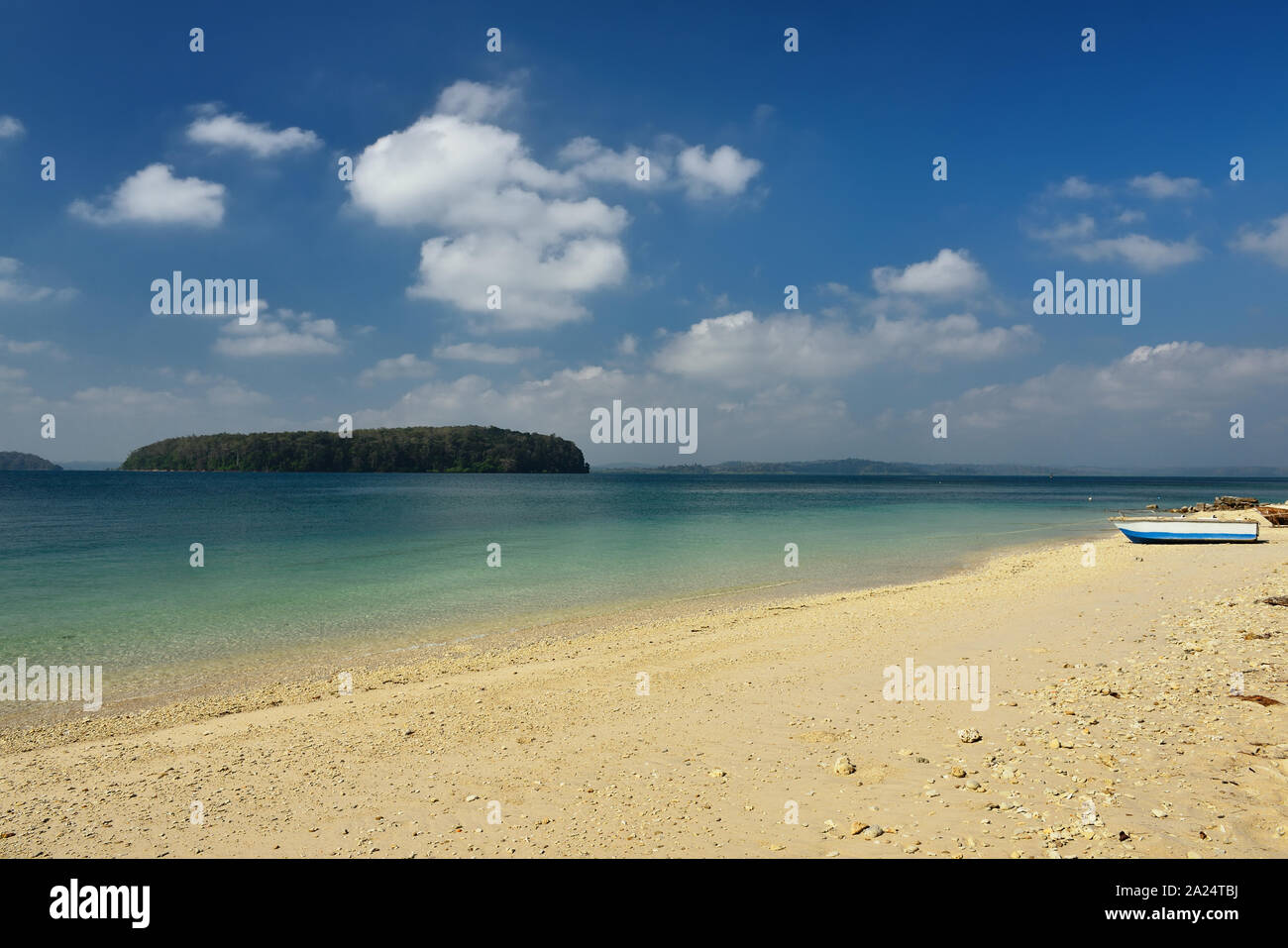 Spiaggia di Long Island, Andaman e Nicobar, India Foto Stock