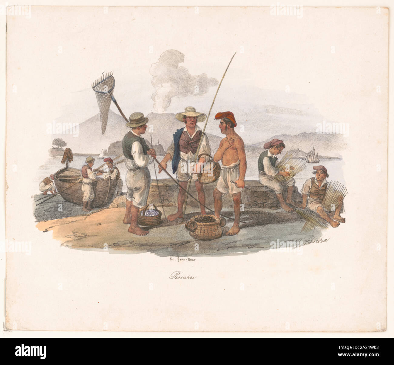 Pescatori Foto Stock