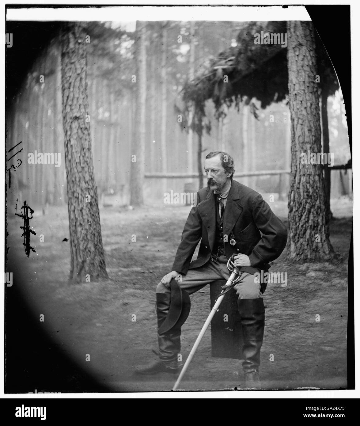 Pietroburgo, Virginia. L uomo non identificato Foto Stock