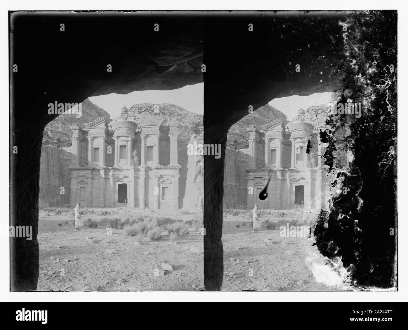 Petra - Ed Deir Foto Stock