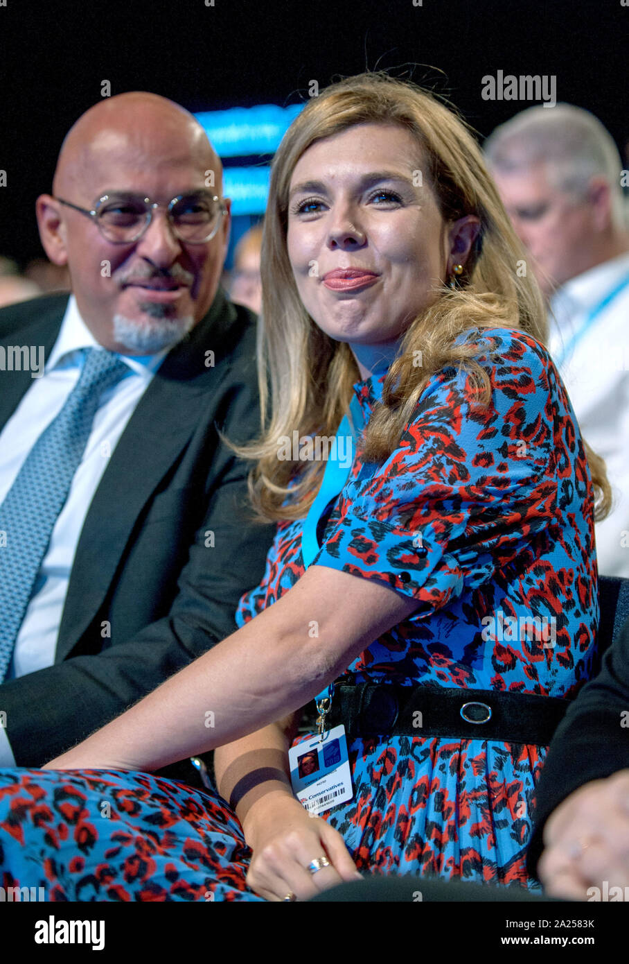 Carrie Symonds al Partito Conservatore conferenza autunnale Foto Stock