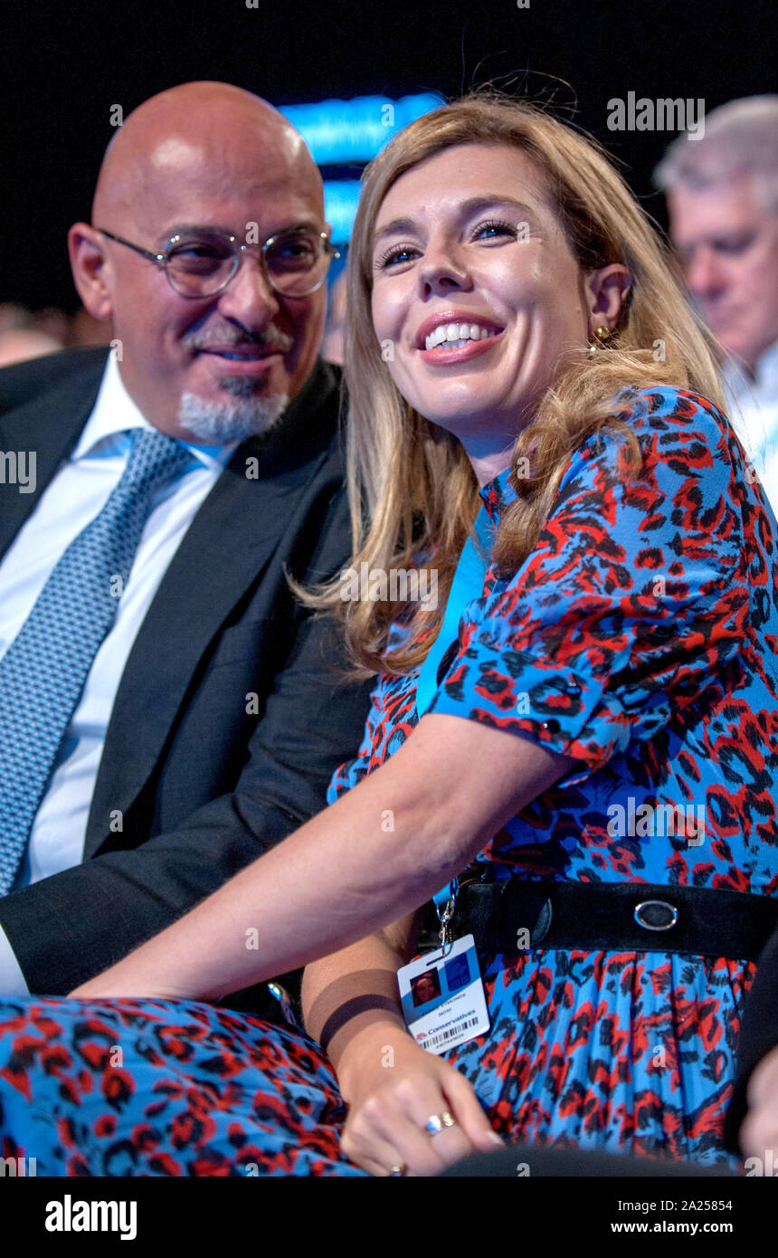Carrie Symonds al Partito Conservatore conferenza autunnale Foto Stock