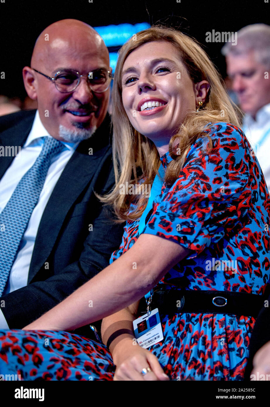 Carrie Symonds al Partito Conservatore conferenza autunnale Foto Stock